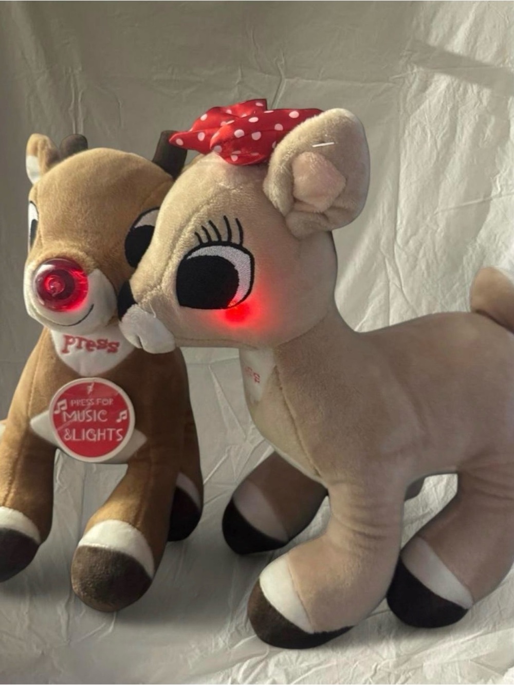 Lot Of 2 Rudolph Reindeer & Clarice Plush Lights
Music
Christmas Xmas Holiday - Picture 3 of 5